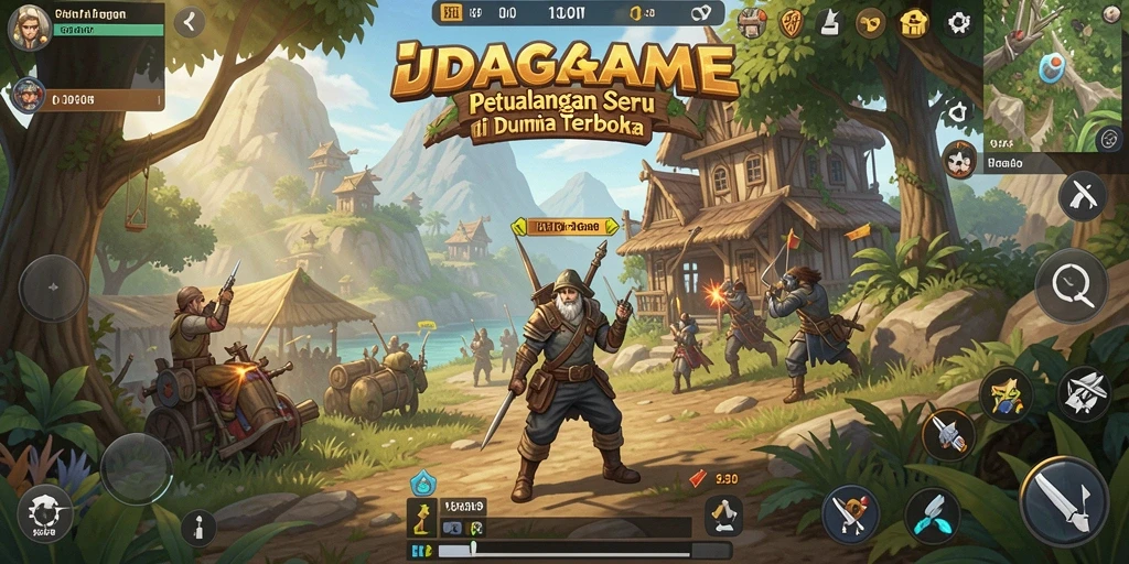 Screenshot gameplay IDAGAME menampilkan momen eksplorasi yang mendebarkan.