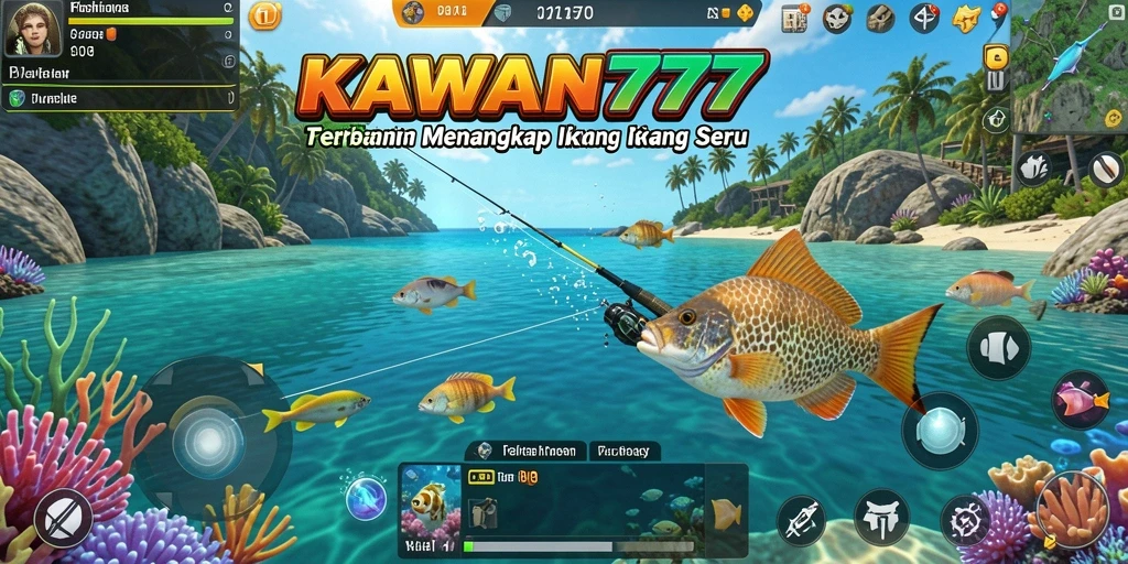 Screenshot KAWAN777 menampilkan aksi memancing yang seru dan grafis yang menawan.
