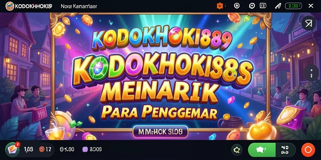 Tampilan menarik dari gameplay Slot KODOKHOKI889.