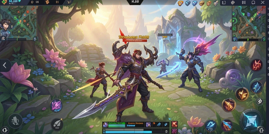 Tampilan gameplay MLBB8 yang menakjubkan dalam dunia Open World.