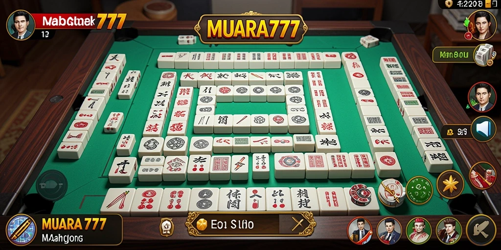 Screenshot utama MUARA777 menampilkan keseruan permainan Mahjong yang menantang.