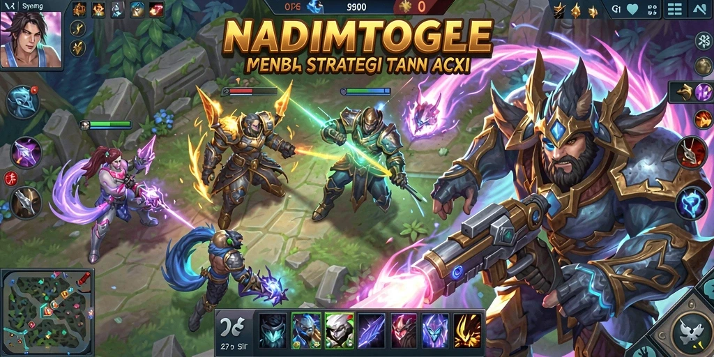 Tampilan gameplay NADIMTOGEL yang seru dan strategis.