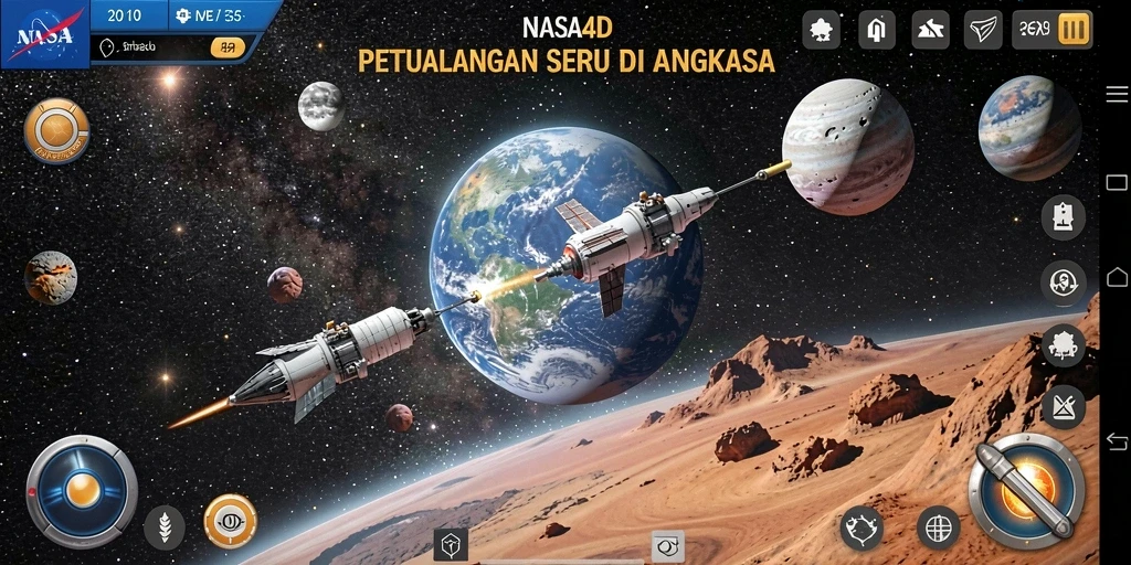 Gameplay menarik NASA4D dalam petualangan luar angkasa.