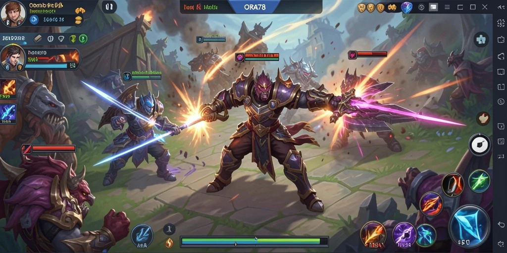 Screenshot gameplay ORA78 yang menampilkan aksi seru.