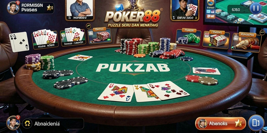 Tampilan gameplay <strong>POKER88</strong> yang menantang dan penuh warna.