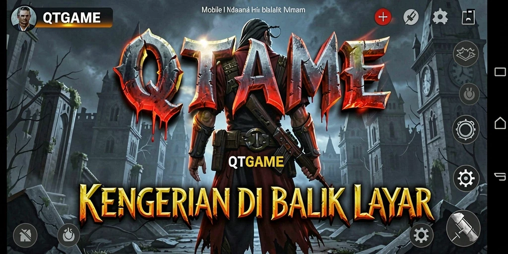 Tangkapan layar QTGAME menampilkan nuansa Horror yang mencekam dan gameplay menegangkan.