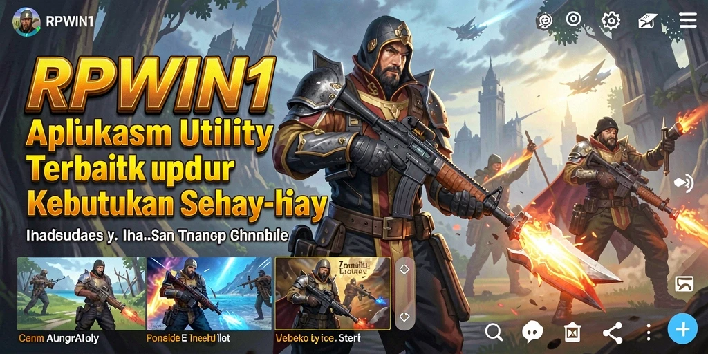 Tampilan utama RPWIN1 yang intuitif dan menarik.