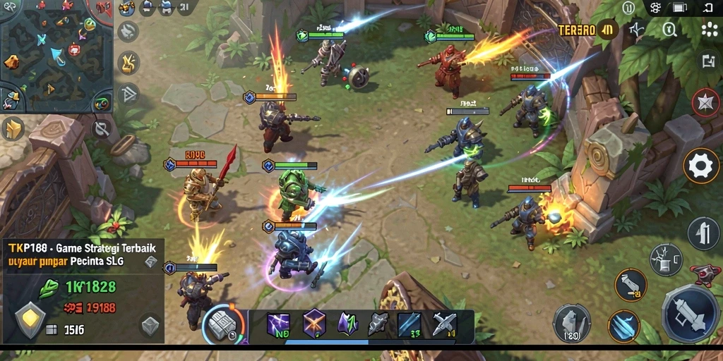 Tampilan gameplay strategi dalam TKP188 yang seru dan menantang.