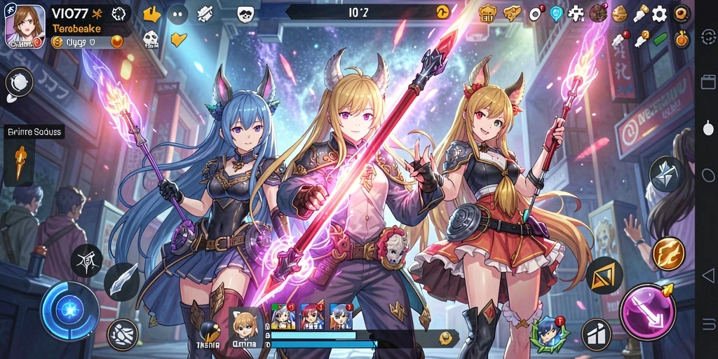 Tampilan gameplay VIO77 yang memukau dan penuh warna.