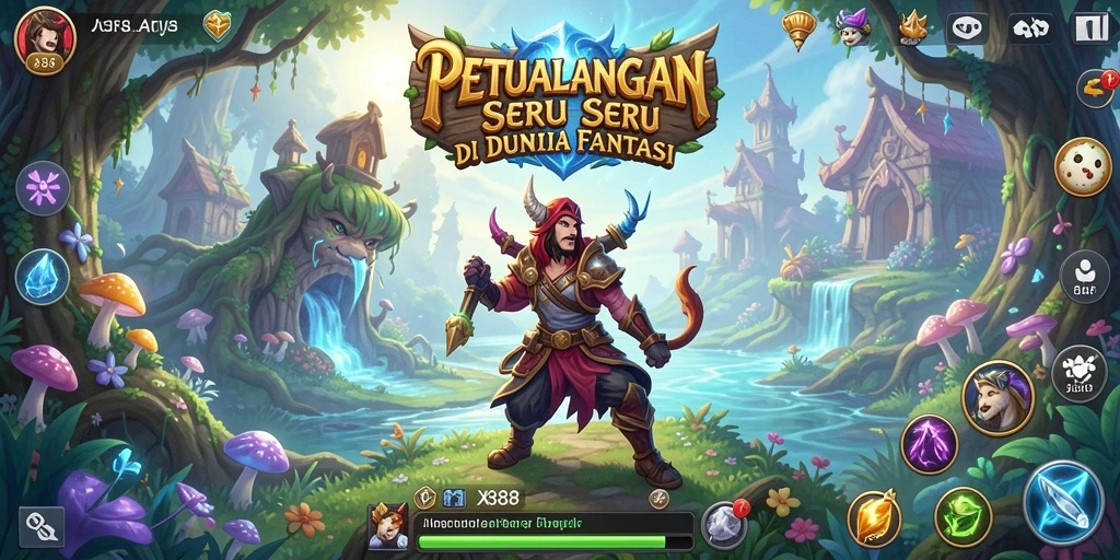 Menampilkan gameplay seru dan tantangan menarik di dunia X88.